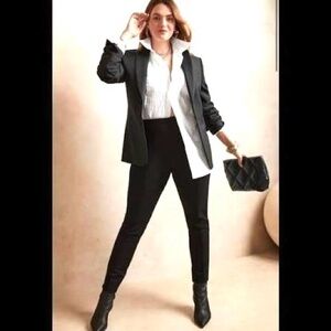 Banana Republic Women's Black Sloan Leggings Size 18 NWT